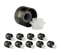 mikken 10 versatori per bottiglie di olio Versatore per bottiglie di aceto e olio con tappo a vite adatto per PP 31.5 filettato