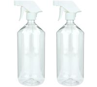 mikken 2 flaconi spray 1000 ml plastica PET per detergenti, piante, capelli, ecc