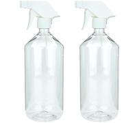 mikken 2 flaconi spray 1000 ml plastica PET per detergenti, piante, capelli, ecc