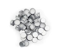 mikken 50 coperchi per bottiglie tappo a vite 31 mm/PP 28 argento, coperchio di ricambio per bottiglie di vetro