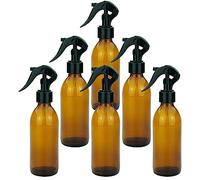 mikken 6 flaconi spray da 200 ml, vetro marrone, per es. spray disinfettante con etichette