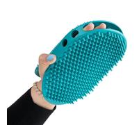 Mikki Guanto in Gomma per toelettatura del Cane, Rosso, Taglia Unica