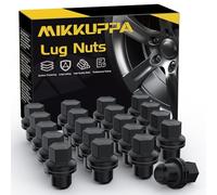 MIKKUPPA Dado per ruota M14 x 1,5, ricambio per Land Rover LR3 LR4 Range Rover Sport Discovery, 20 pezzi neri con estremità chiusa OEM Factory 4,6 cm alti 2,2 cm dadi esagonali