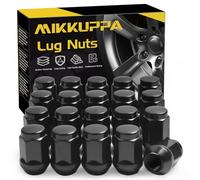 MIKKUPPA M12x1.5 Lug Nuts - Replacement for 2006-2019 Fusion, 2000-2019 Focus, 2001-2019 Escape Aftermarket Wheel - 20pcs Black Closed End Lug Nuts