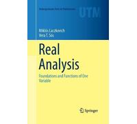 Miklós Laczkovich Vera T. Sós Real Analysis (Tascabile)