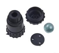 MIKMLYZE Cappello di sfiato dell'olio del compressore d'aria, filettatura maschio da 15,5 mm, nero, tappo filtro in plastica, per accessori per valvole dell'aria, parte di ricambio 1 pezzo