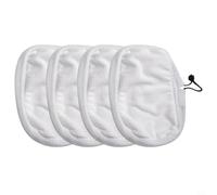 MIKMLYZE Panni mocio per pulitore a vapore Richards lavabile riutilizzabile | Confezione da 4 panni in microfibra per pulitori a vapore Morphy Richards 720021 720502, lavabili e riutilizzabili