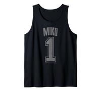 Miko 1 Fan Sport Graphic Uomo Donna Canotta