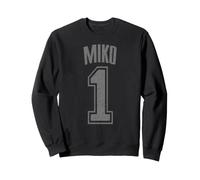 Miko 1 Fan Sport Graphic Uomo Donna Felpa