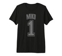 Miko 1 Fan Sport Graphic Uomo Donna Maglietta Premium