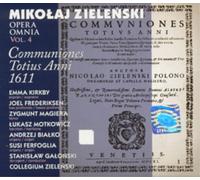 Mikolaj Zielenski Mikolaj Zielenski: Communiones Totius Anni 1611 (CD) Album