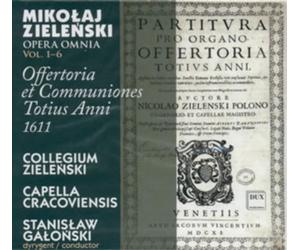 Mikolaj Zielenski Offertoria Et Communiones Totius Anni 1611, Complete (CD)