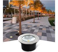 MIKOTR COB Faretto da Esterno Ad Incasso Il Giro Faretti Calpestabili IP67 Impermeabile Faretto da Giardino per Terrazzo, Cortile, Portico, Vialetto(Bianco Caldo 3000K,20W(85-265V))
