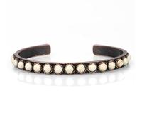 Mikovivi Bracciale Polsino Turchese, Bracciale Rigido in Turchese Sintetico Gioielli Bohémien Occidentali per Feste in Spiaggia Estive Abbigliamento Casual Regali da Cowboy
