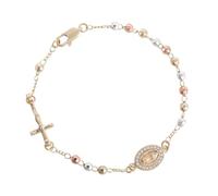 Mikovivi Bracciale Rosario Donna, Bracciale Vergine Maria Delicato Gioiello della Vergine di Guadalupe Come Regalo Religioso Cattolico per Cresima il Battesimo la Prima Comunione e la Madrina