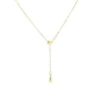 Mikovivi Collane pendenti bohémien color oro per donne, regali premurosi | Elegante collana lunga Lariat da donna, collana lunga bohémien goccia moda gioielli a forma di Y per donne regalo