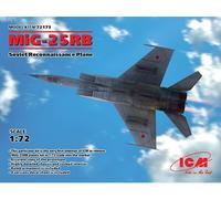 Mikoyan MiG-25 RB Soviet Reconnaissance Plane 1:72 ICM72173 - icm modellismo