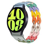 MiKoyi 20 mm Cinturino Compatibile con Samsung Galaxy Watch FE / 7/6 Classic / 6/5, Morbida Regolabili in Silicone Cinturino Sportivo per Garmin Approach S50 / Approach S44, Arcobaleno