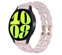 MiKoyi 20 mm Cinturino Compatibile con Samsung Galaxy Watch FE / 7/6 Classic / 6/5, Morbida Regolabili in Silicone Cinturino Sportivo per Garmin Approach S50 / Approach S44, Rosa