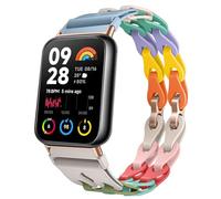 MiKoyi Cinturino Compatibile con Xiaomi Redmi Watch 5/Xiaomi Mi Band 9 Pro/Xiaomi Mi Band 8 Pro, Morbida Impermeabile Regolabili Cinturini in Silicone Cinturino per Xiaomi Redmi Watch 4, Arcobaleno