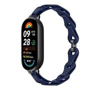 MiKoyi Cinturino Compatibile con Xiaomi Smart Band 10/9 / 8, Morbida Impermeabile Regolabili Cinturini in Silicone, Cinturino Sportivo per Xiaomi Smart Band 10/9 / 8, Blu Navy