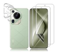 MiKoyi Pellicola Protettiva per Huawei Pura 70 Ultra 5G, [2 + 2Pezzi] TPU Screen Protection Copertura Completa Film Pellicola Fotocamera Durezza 9H Senza Bolle per Huawei Pura 70 Ultra 5G