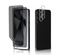 MiKoyi Privacy Pellicola Protettiva per Samsung Galaxy S24 Plus/S24+,【2 + 2Pezzi】 Fotocamera TPU Anti-Spia Protezione Schermo Protezione Obiettivo Fotocamera Anti-Graffo per Samsung Galaxy S24 Plus 5G