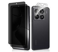 MiKoyi Privacy Vetro Temperato per Xiaomi 14T Pro 5G, Anti Spy Pellicola Protettiva Protezione Schermo Protezione Obiettivo Fotocamera Anti-Graffio Durezza 9H per Xiaomi 14T Pro 5G
