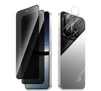 MiKoyi Privacy Vetro Temperato per Xiaomi Poco F7 5G, Anti Spy Pellicola Protettiva Protezione Schermo Protezione Obiettivo Fotocamera Anti-Graffio Durezza 9H per Xiaomi Poco F7 5G