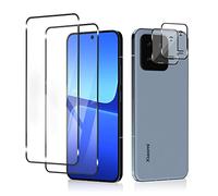MiKoyi Vetro Temperato Compatibile con Xiaomi 13 5G Pellicola Protettiva Film Pellicola Fotocamera [2+2 Pezzi] Protezione Schermo Protezione Obiettivo Fotocamera Durezza 9H per Xiaomi 13 5G