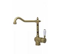 Elleci Miscelatore monocomando con canna girevole RIO MIKRIORA finitura RA rame