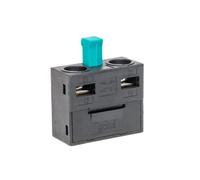Mikro - Inserto per commutazione geba M-1T/1S, colore: Nero/Verde