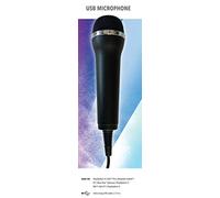 Mikrofon für Karaoke Games (Lets Sing, Voice of Germany, SingStar etc.) für PlayStation (PS3, PS4, PS4 Pro), Nintendo (Switch, Wii U, Wii), XBOX One (OneX, OneS) + PC- 1er Set universal USB Mikrofon [Edizione: Germania]