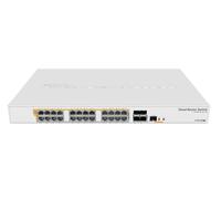 Switch Mikrotik CRS328-24P-4S+RM CRS328-24P-4S+RM 24x 10/100/1000 4x SFP+ 128 Gbps Supported input voltage 100 - 240 V