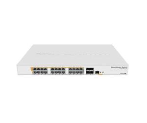 Mikrotik CRS328-24P-4S+RM switch di rete Gestito L2/L3 Gigabit Ethernet (10/100/1000) Supporto Power over Ethernet (PoE) 1U
