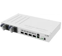 Mikrotik CRS504-4XQ-IN switch di rete Gestito Fast Ethernet (10/100) Supporto Power over (PoE) Bianco [CRS504-4XQ-IN]