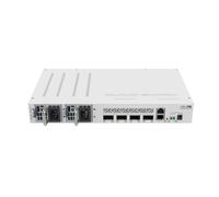 Mikrotik CRS504-4XQ-IN switch di rete Gestito Fast Ethernet (10/100) Supporto Power over (PoE) Bianco [CRS504-4XQ-IN]