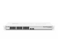 MikroTik CSS326-24G-2S+RM Switch di rete gestito, 24x Gigabit Ethernet, 2x SFP+, PoE, 1U
