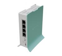 Mikrotik hAP router wireless Gigabit Ethernet Banda singola (2.4 GHz) Verde, Bia
