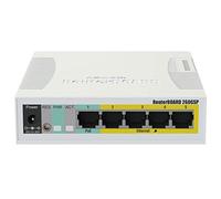 Mikrotik RB260GSP Gestito Gigabit Ethernet (10/100/1000) Collegamento Ethernet, supporto alimentazione tramite questa porta (PoE) Bianco switch di rete (Managed network switch, Gigabit Ethernet (10/100/1000), 6 W, 8-30, -25 - 65 °C)