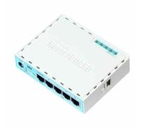 Mikrotik RB750GR3 router cablato Gigabit Ethernet Turchese, Bianco