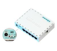 Mikrotik RB750GR3 router cablato Gigabit Ethernet Turchese, Bianco