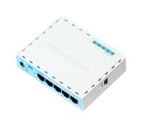 Mikrotik RB750GR3 router cablato Gigabit Ethernet Turchese, Bianco