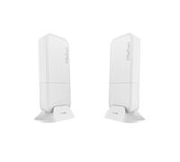 Mikrotik RBWAPG-60ADKIT Punto di accesso LAN wireless da 1000 Mbps Connessione Ethernet bianca, supporto Power over Ethernet (PoE) - Nouvo