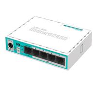 Mikrotik RB750 - Router Ethernet da 10,100 Mbit/s, 10/100Base-T(X), Ethernet (RJ-45), 64 MB, 32 MB, AR7241-AH1A