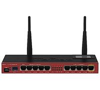 Mikrotik RouterBOARD RB2011UIAS-2HND-IN - Router, Nero, Bordeaux