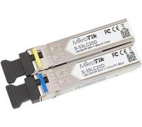 Mikrotik S-3553LC20D modulo del ricetrasmettitore di rete 1250 Mbit/s SFP (MikroTik RouterBoard Pair of SFP Modules - 1.25G 131 NEW
