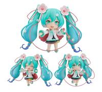 Miku Action Figure Mobile Multi Joint Personaggi Animali Miku Mini Figurine Change Accessories Statua Modello Da Collezione Regalo 10 cm