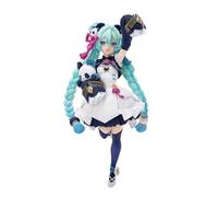 Miku Action Statuetta con panda giapponese Kawaii Anime Girl Model Stand Posizione Statica Statica, 18 cm