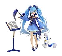 Miku Figura Miku Figurine Anime, Figure Miku Action Figure Mdell, Movable Change Head Accessories Super Action Statue Sculpture Standing Position Collection Decor Regalo 13,5 cm